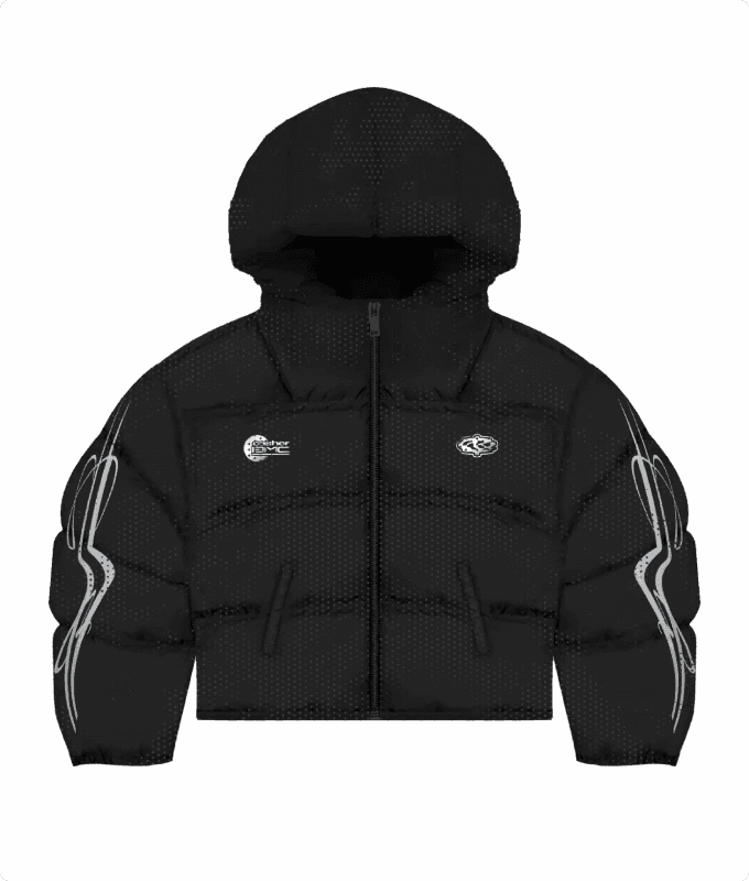 «BMC» BLACK PUFFER JACKET